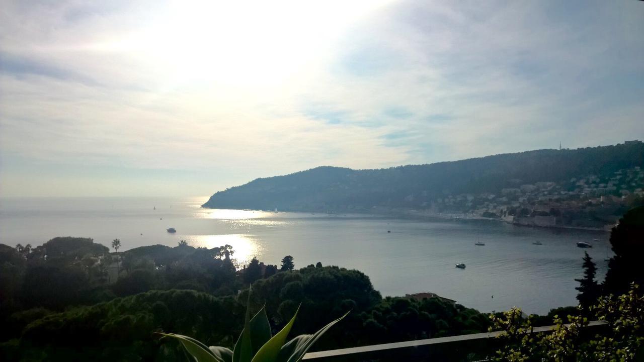 Vintage Flat Overlooking Villefranche Bay Apartamento Exterior foto