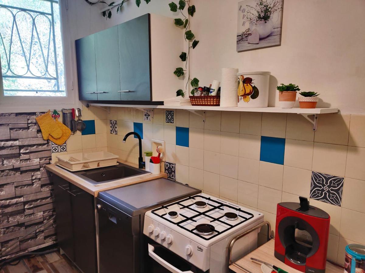 Vintage Flat Overlooking Villefranche Bay Apartamento Exterior foto